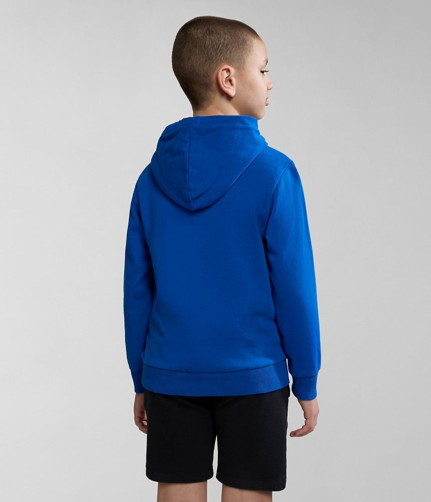 Hanorac cu Gluga Copii Napapijri Kitik Hoodie (4-16 YEARS) Albastri | YRM625109