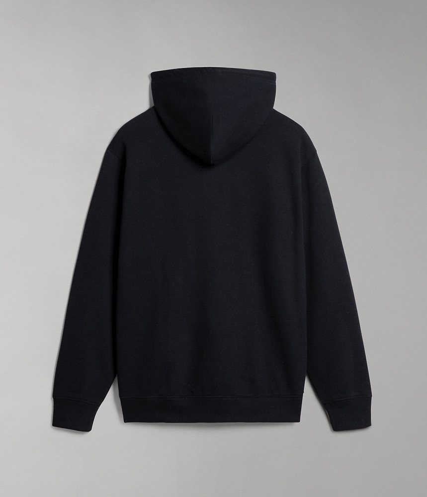 Hanorac cu Gluga Dama Napapijri Andesite Hoodie Negrii | YNI308291