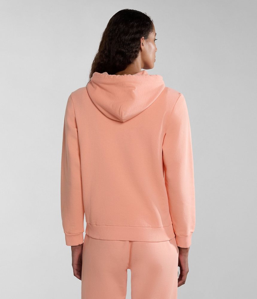 Hanorac cu Gluga Dama Napapijri Iaato Summer Hoodie Roz | UGY805693