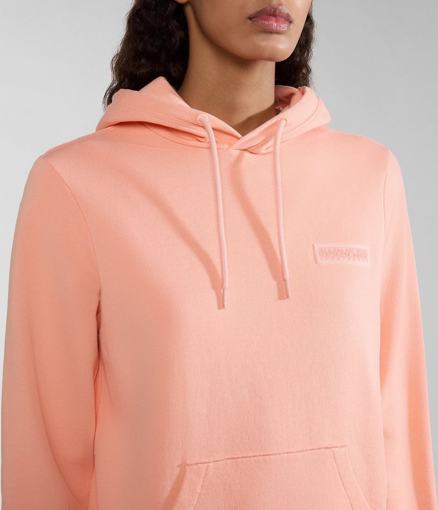 Hanorac cu Gluga Dama Napapijri Iaato Summer Hoodie Roz | UGY805693