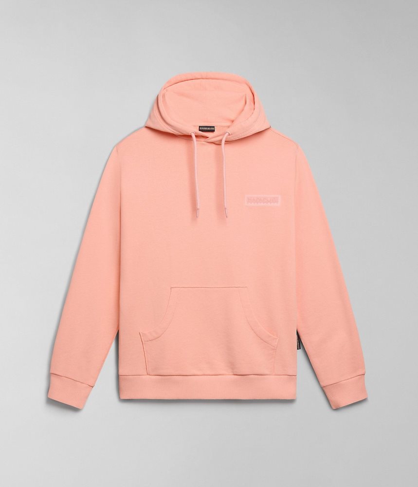 Hanorac cu Gluga Dama Napapijri Iaato Summer Hoodie Roz | UGY805693