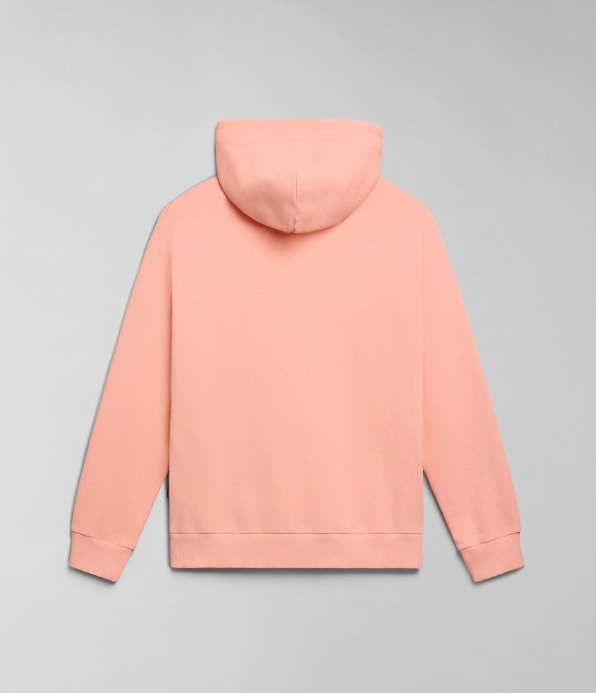 Hanorac cu Gluga Dama Napapijri Iaato Summer Hoodie Roz | UGY805693