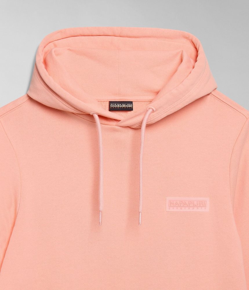 Hanorac cu Gluga Dama Napapijri Iaato Summer Hoodie Roz | UGY805693