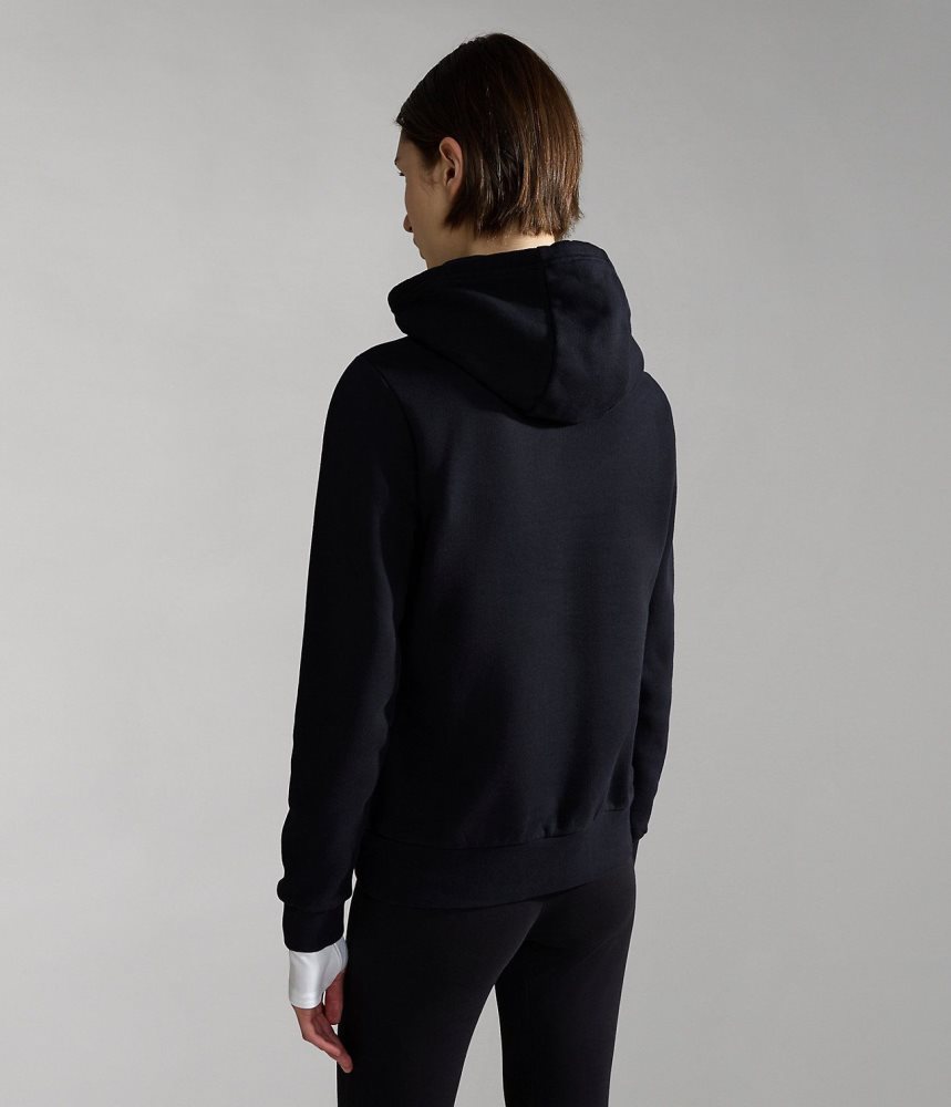 Hanorac cu Gluga Dama Napapijri Nina Winter Hoodie Negrii | WHQ947630