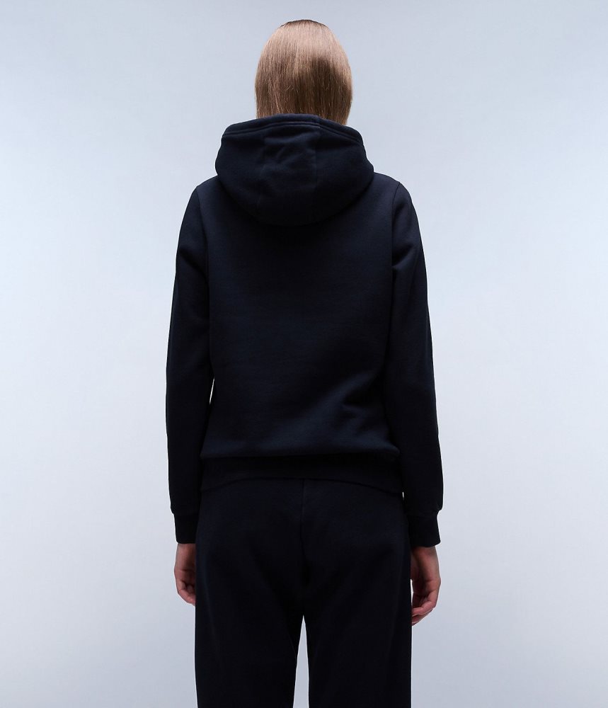 Hanorac cu Gluga Dama Napapijri Nina Winter Hoodie Negrii | WHQ947630
