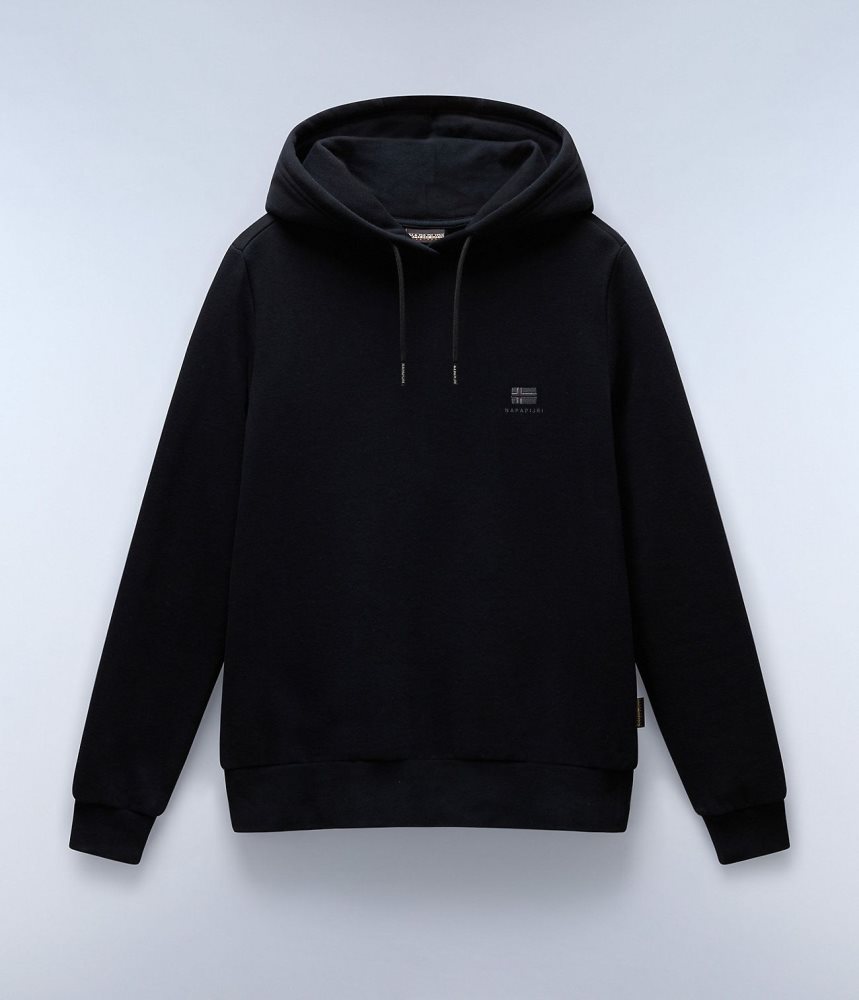 Hanorac cu Gluga Dama Napapijri Nina Winter Hoodie Negrii | WHQ947630