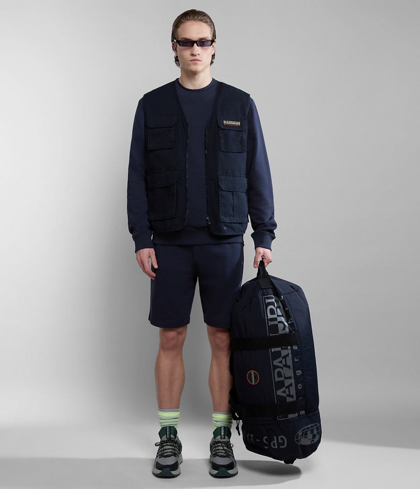 Hanorace Barbati Napapijri Balis Summer Full-Zip Hoodie Albastri Inchis | YNT901754