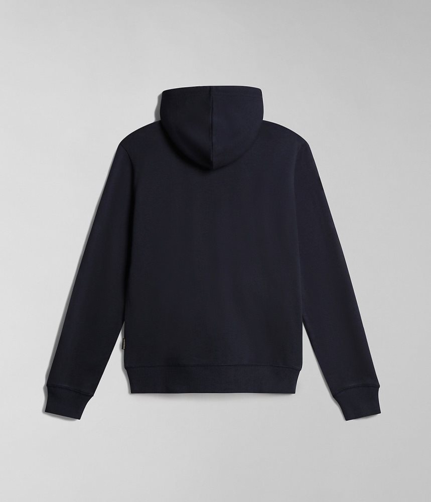 Hanorace Barbati Napapijri Balis Summer Full-Zip Hoodie Albastri Inchis | YNT901754