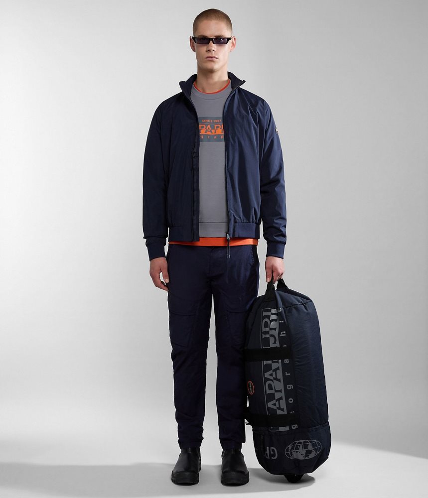 Hanorace Barbati Napapijri Smallwood Sweatshirt Gri | HYT894012