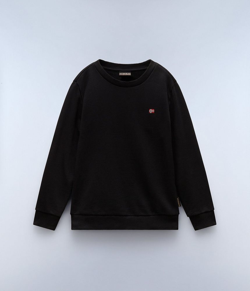 Hanorace Copii Napapijri Balis Sweatshirt Winter (4-16 YEARS) Negrii | UJO852691