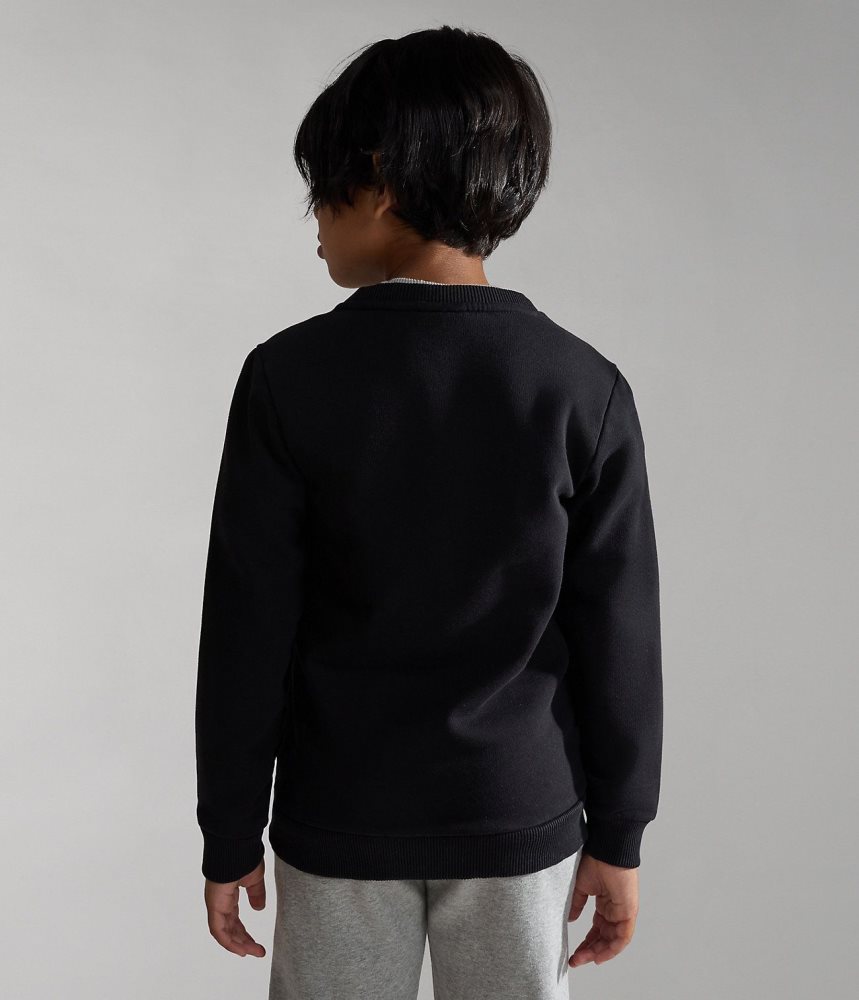 Hanorace Copii Napapijri Brunt Sweatshirt (4-16 YEARS) Negrii | LWP083657