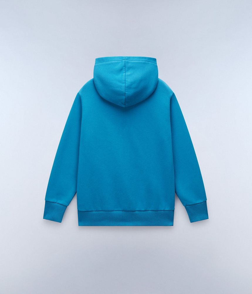 Hanorace Copii Napapijri Chamois Full-Zip Hoodie (4-16 YEARS) Albastri | VZN167892