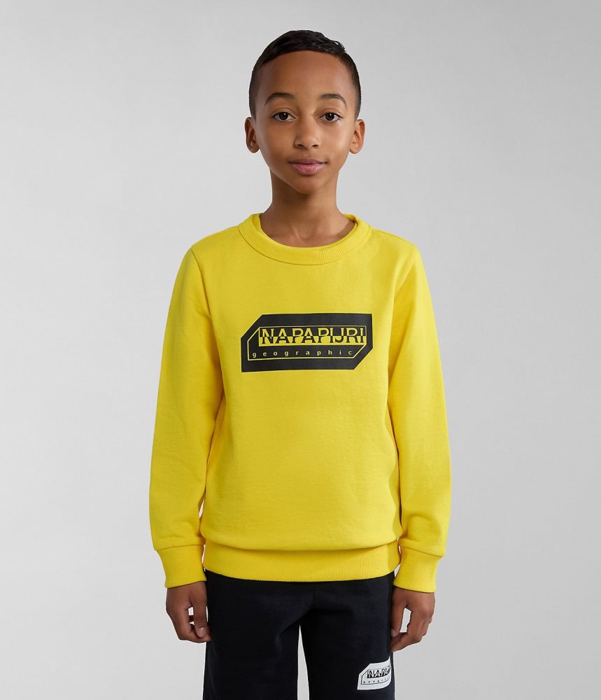 Hanorace Copii Napapijri Kitik Sweatshirt (4-16 YEARS) Galbeni | YMB205347