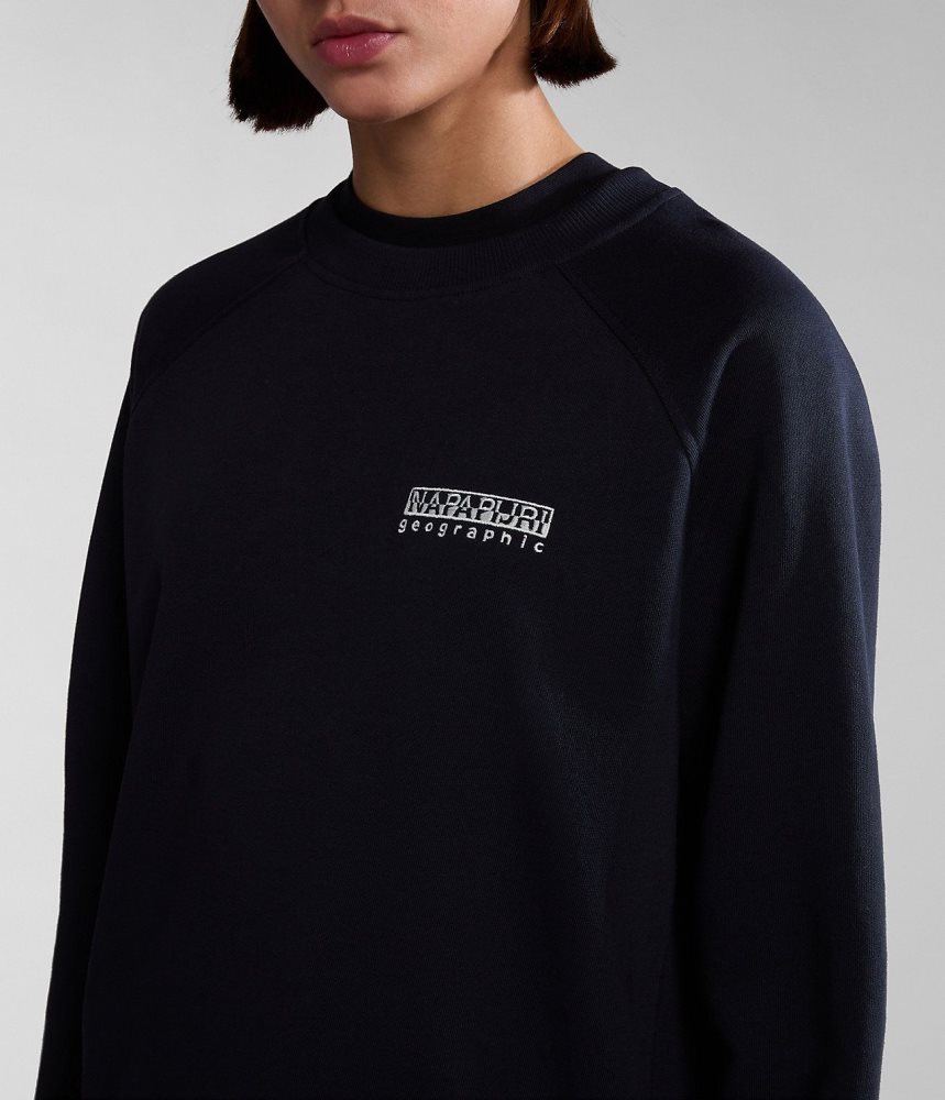 Hanorace Dama Napapijri Boyd Sweatshirt Negrii | OHF723156