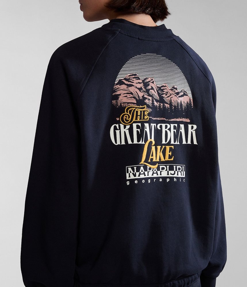 Hanorace Dama Napapijri Boyd Sweatshirt Negrii | OHF723156