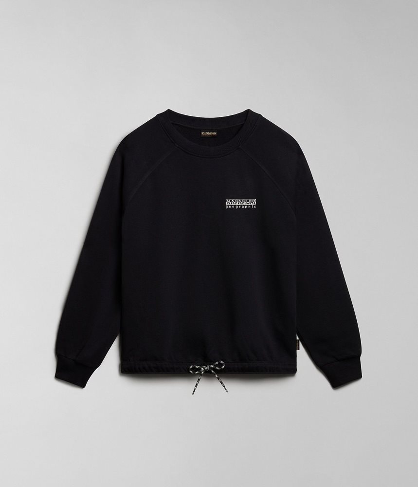 Hanorace Dama Napapijri Boyd Sweatshirt Negrii | OHF723156