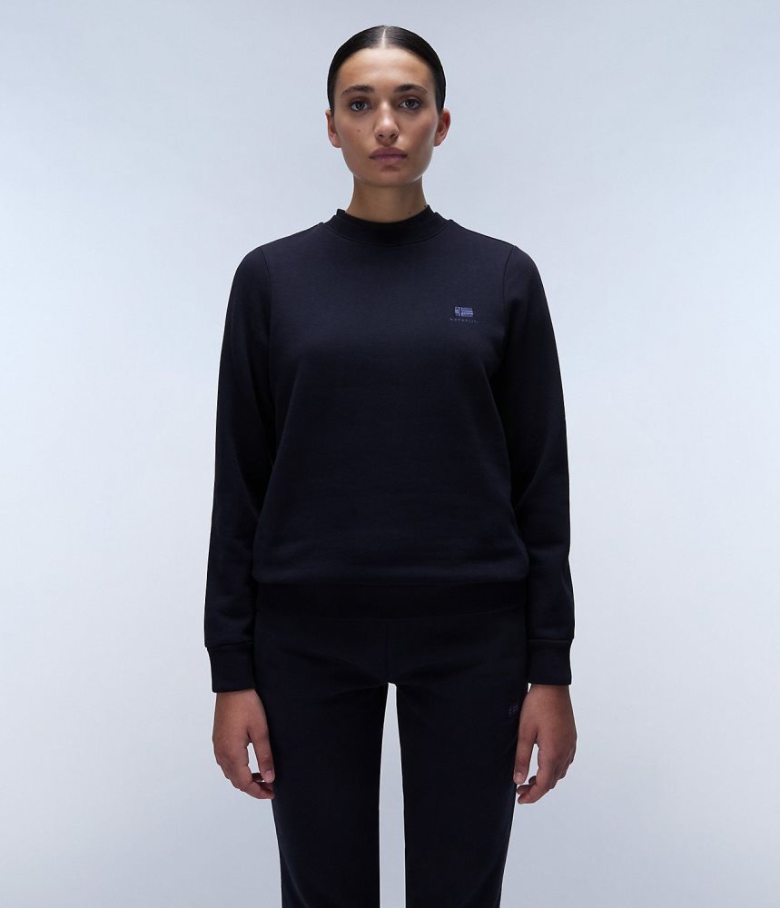 Hanorace Dama Napapijri Nina Winter Sweatshirt Albastri Inchis | RBI283706