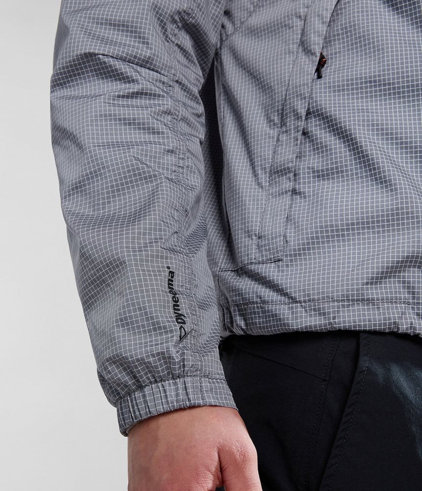 Jachete De Ploaie Barbati Napapijri Makay Windbreaker with Dyneema Gri | YAO324816
