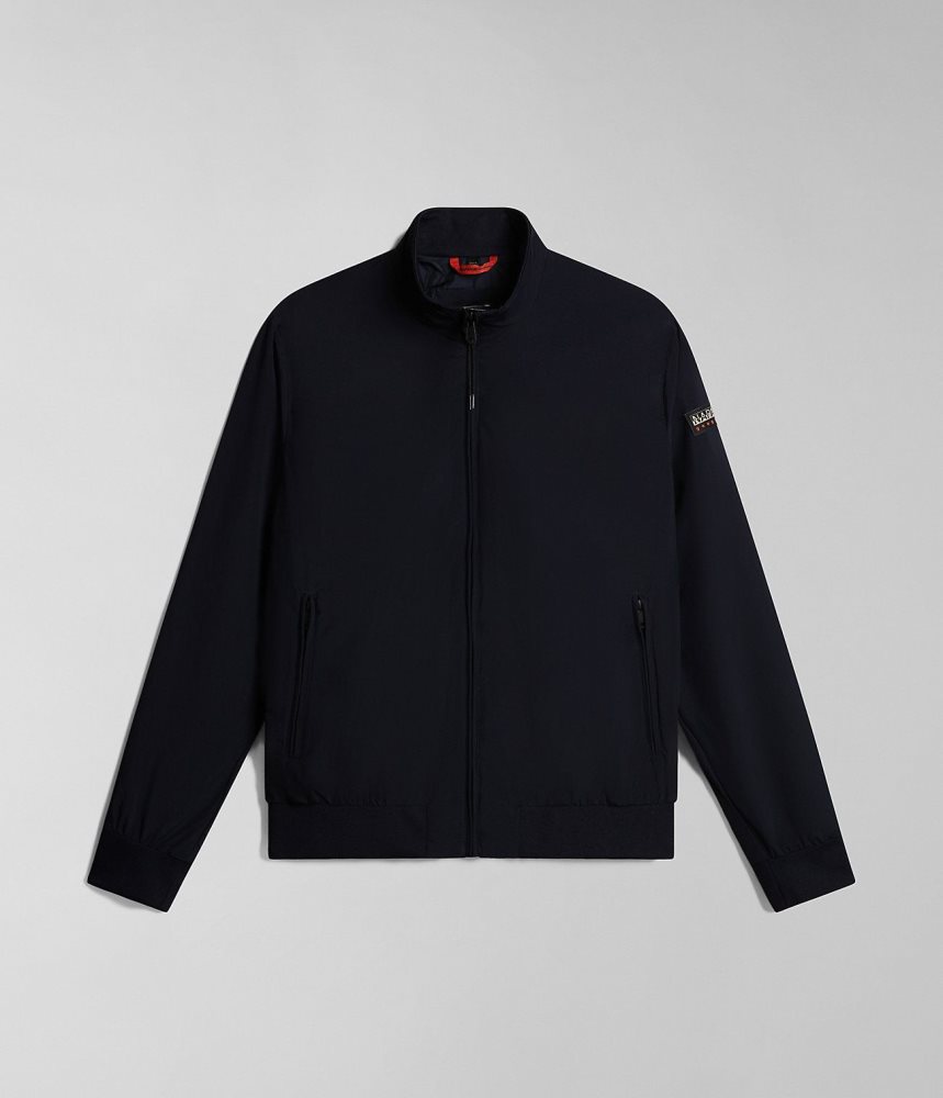 Jachete De Ploaie Barbati Napapijri Montavic Shell Jacket Albastri Inchis | RXU287316