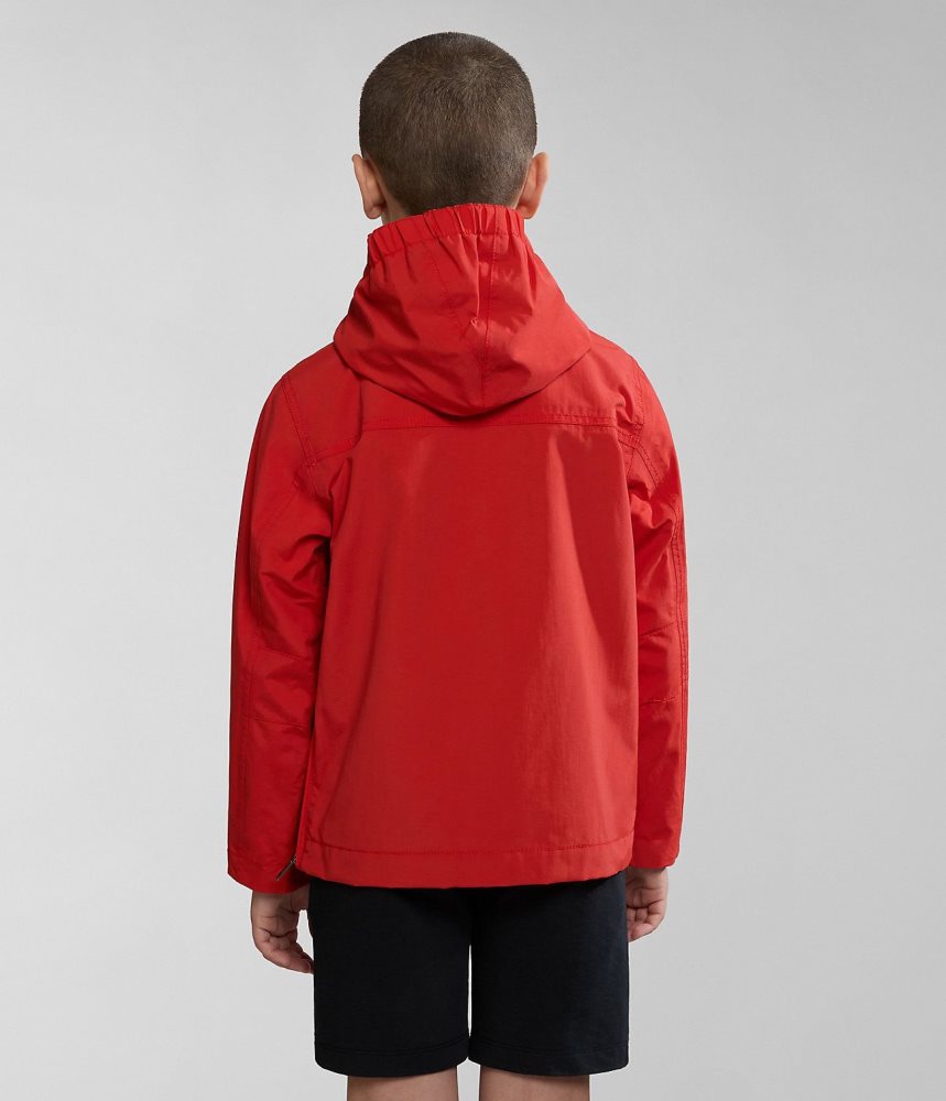 Jachete De Ploaie Copii Napapijri Rainforest Summer Anorak Jacket (4-16 YEARS) Rosii | YZH605831