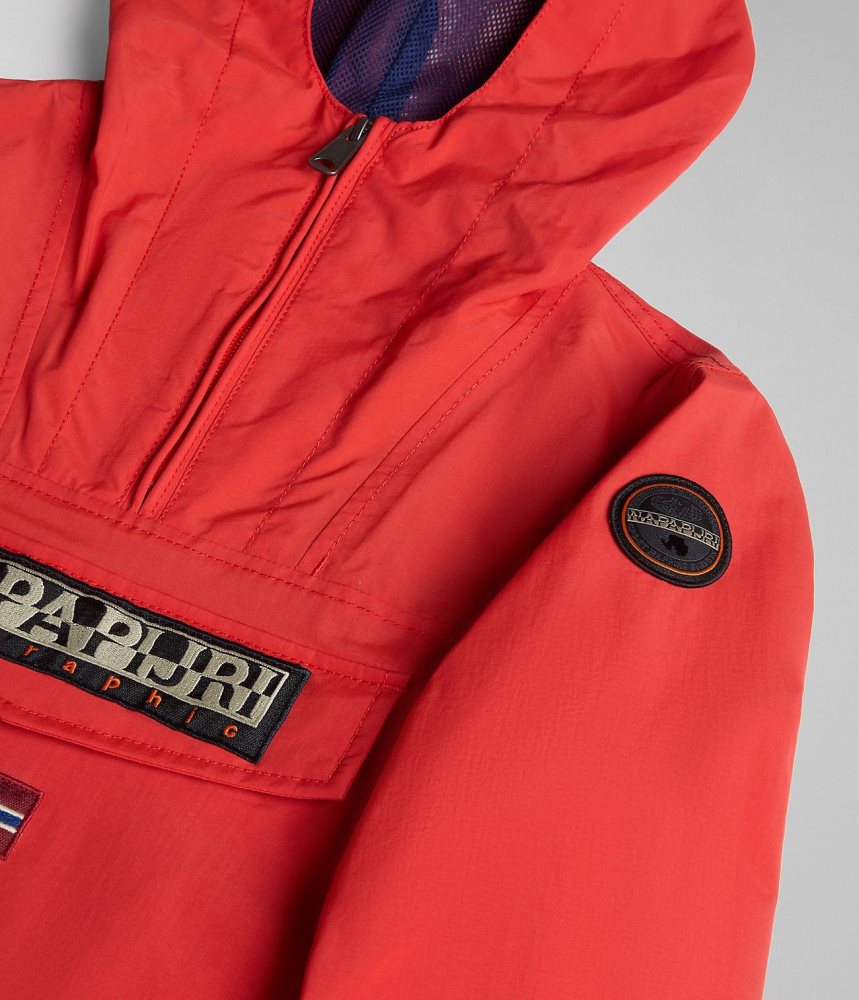 Jachete De Ploaie Copii Napapijri Rainforest Summer Anorak Jacket (4-16 YEARS) Rosii | YZH605831