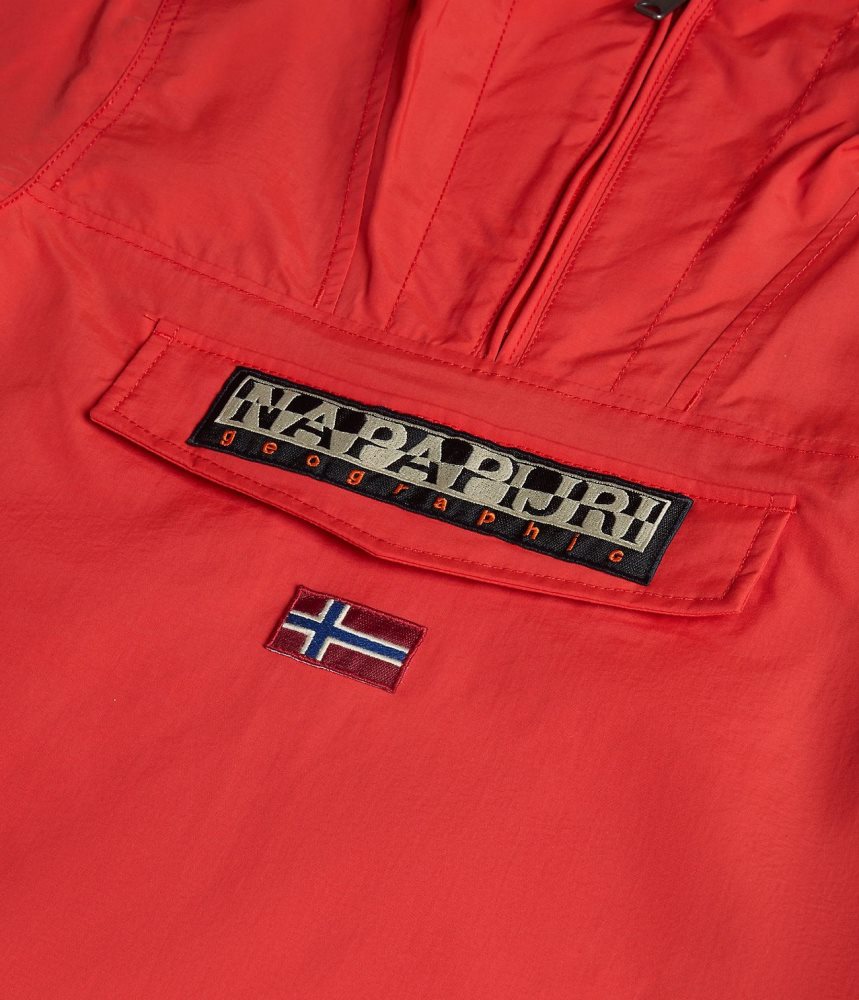 Jachete De Ploaie Copii Napapijri Rainforest Summer Anorak Jacket (4-16 YEARS) Rosii | YZH605831