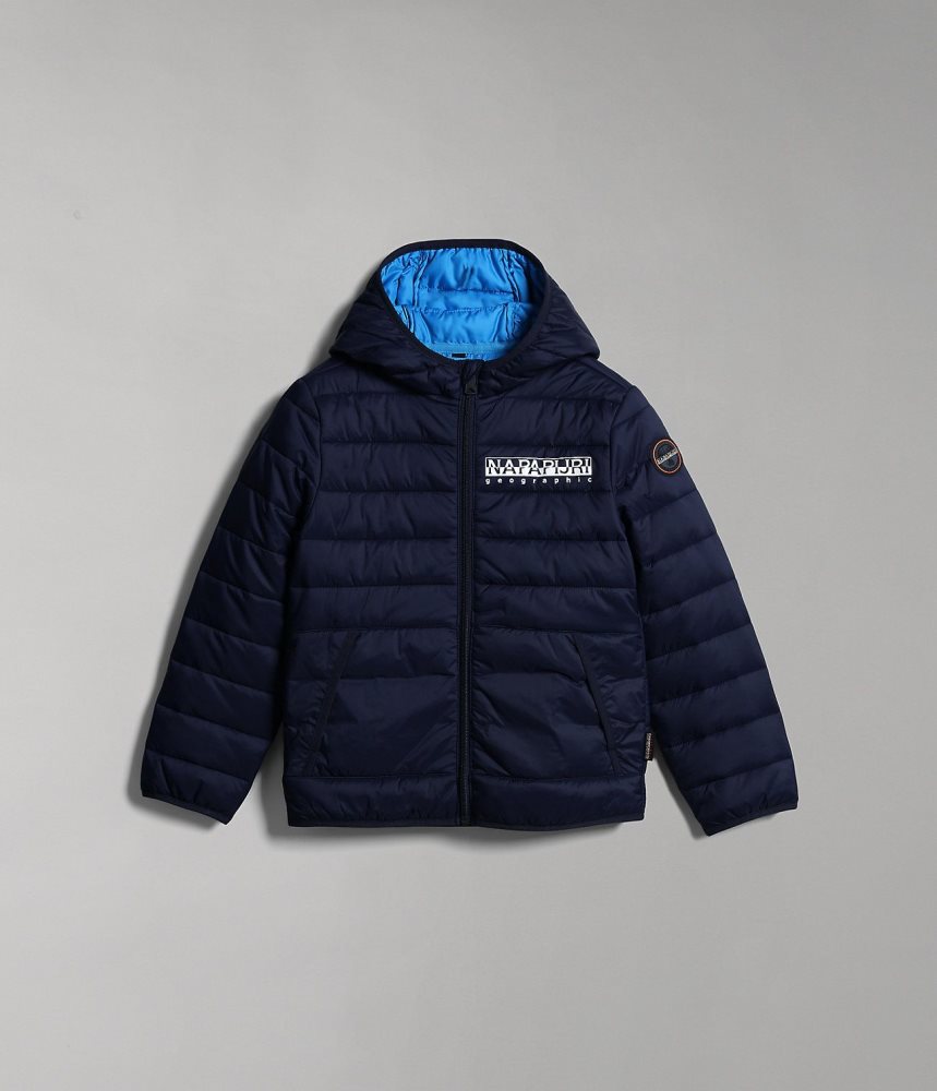 Jachete De Ploaie Copii Napapijri Verna Puffer Jacket (4-16 YEARS) Albastri Inchis | XDB109453