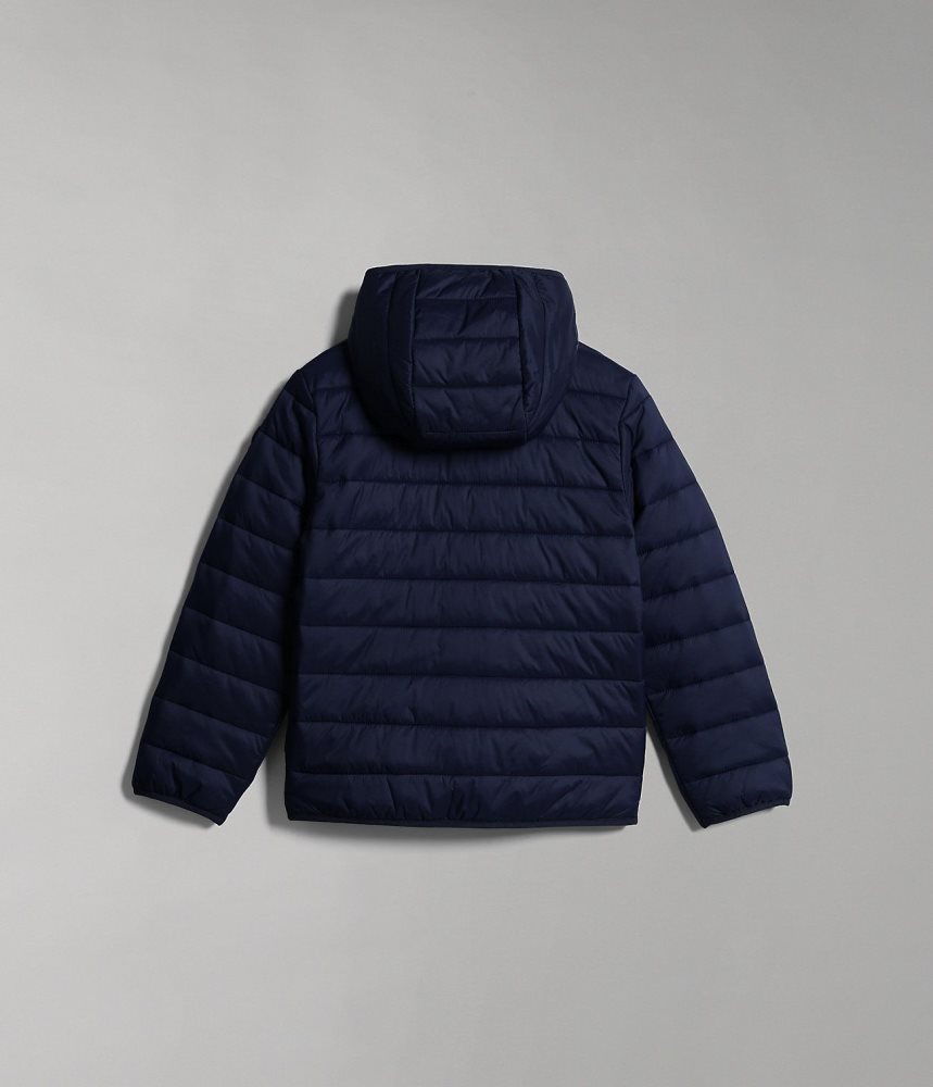 Jachete De Ploaie Copii Napapijri Verna Puffer Jacket (4-16 YEARS) Albastri Inchis | XDB109453