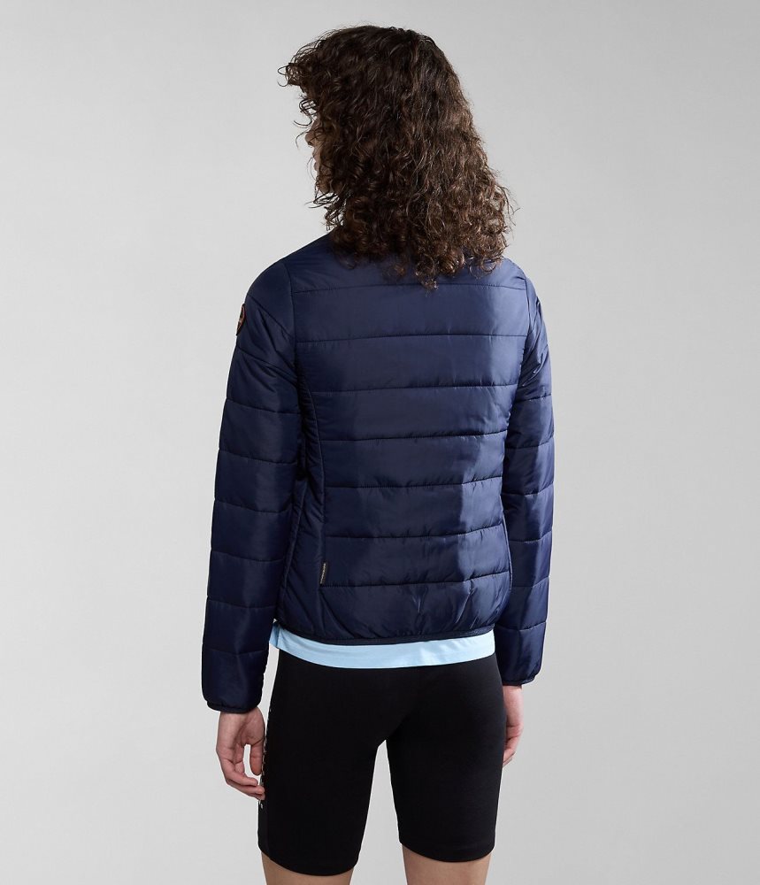 Jachete De Ploaie Dama Napapijri Acalmar Short Jacket Albastri Inchis | QMY268057