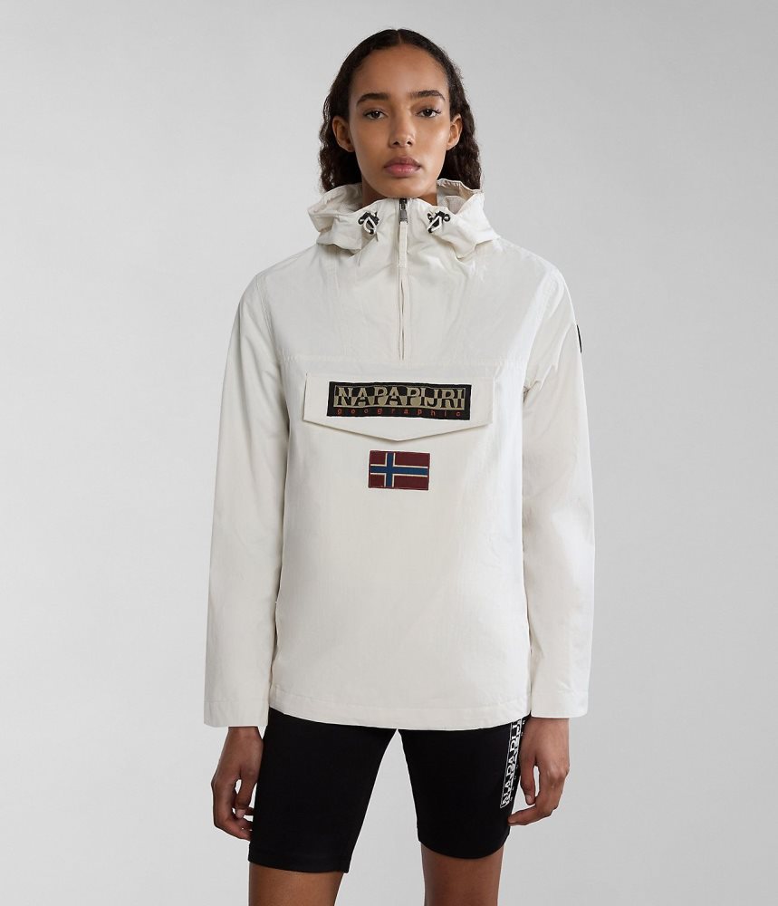 Jachete De Ploaie Dama Napapijri Rainforest Summer Anorak Jacket Albi | ZKA520638
