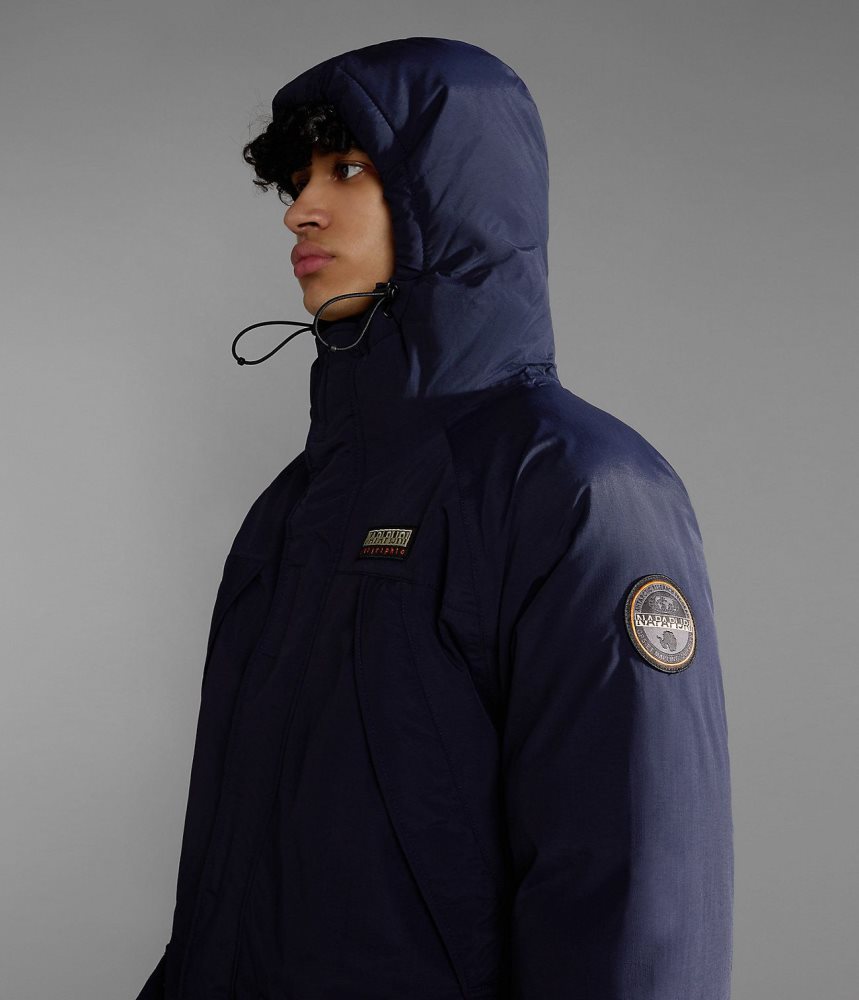 Jachete Parka Barbati Napapijri Epoch Parka Jacket Albastri Inchis | CQN421560