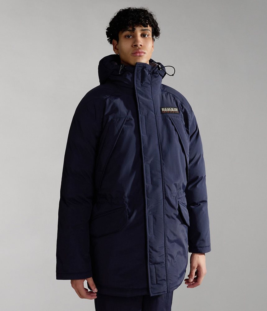 Jachete Parka Barbati Napapijri Epoch Parka Jacket Albastri Inchis | CQN421560