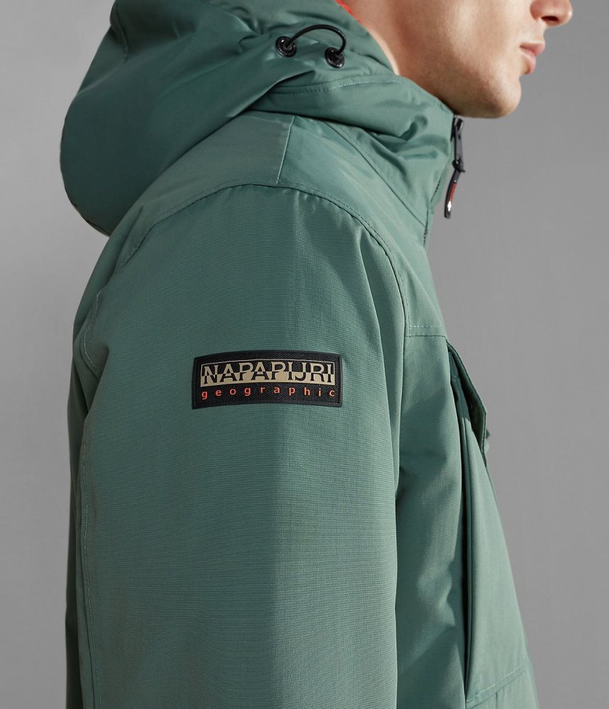 Jachete Parka Barbati Napapijri Field Jacket Verzi | WIZ479635