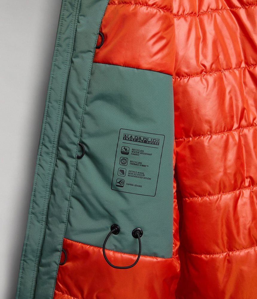 Jachete Parka Barbati Napapijri Field Jacket Verzi | WIZ479635