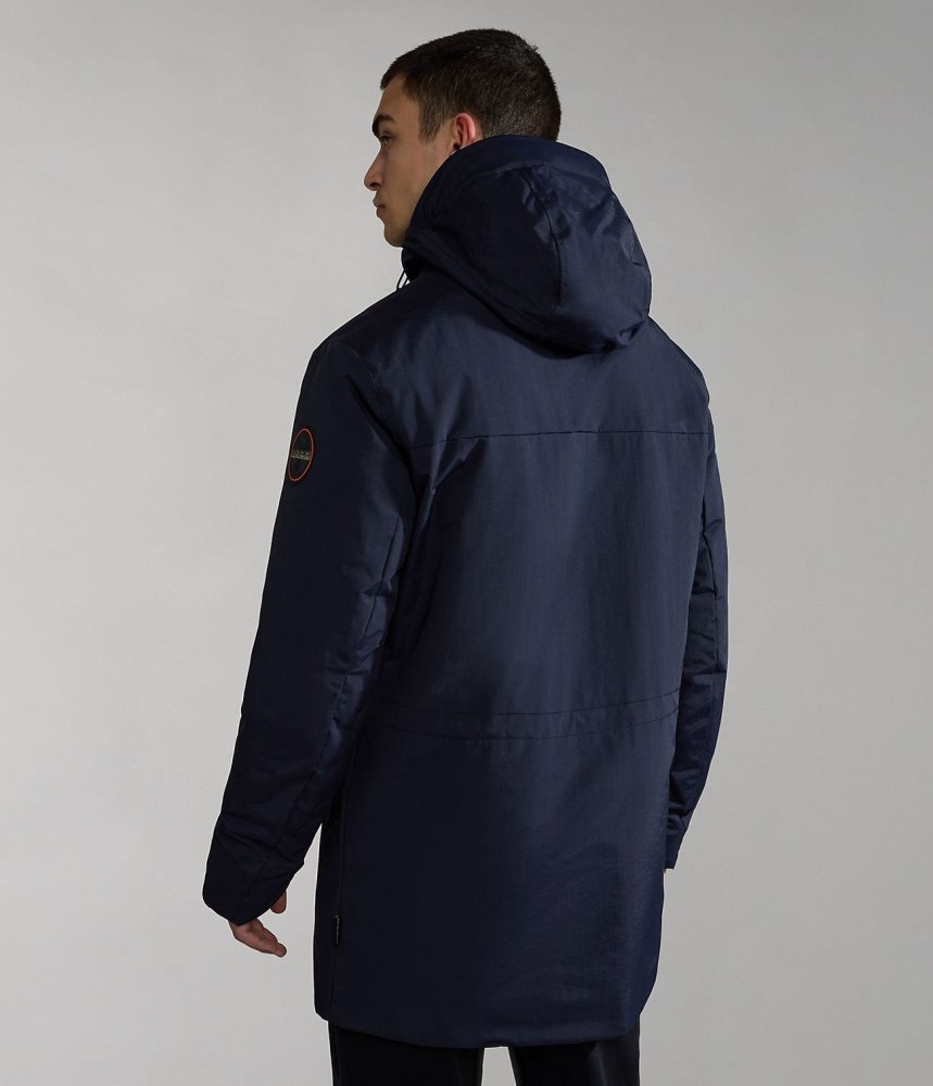 Jachete Parka Barbati Napapijri Rankine Parka Jacket Albastri Inchis | YAN519346