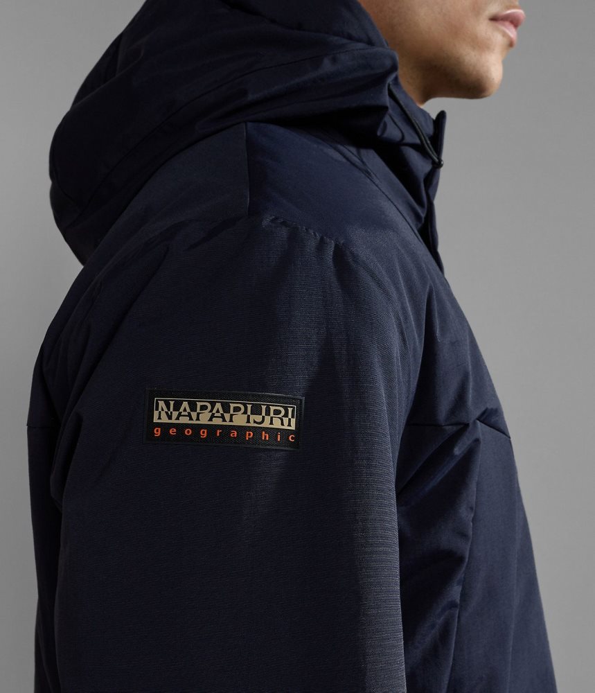 Jachete Parka Barbati Napapijri Rankine Parka Jacket Albastri Inchis | YAN519346