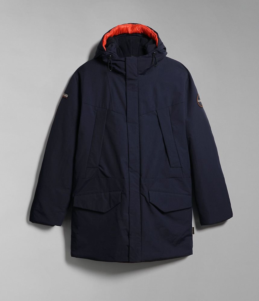 Jachete Parka Barbati Napapijri Rankine Parka Jacket Albastri Inchis | YAN519346