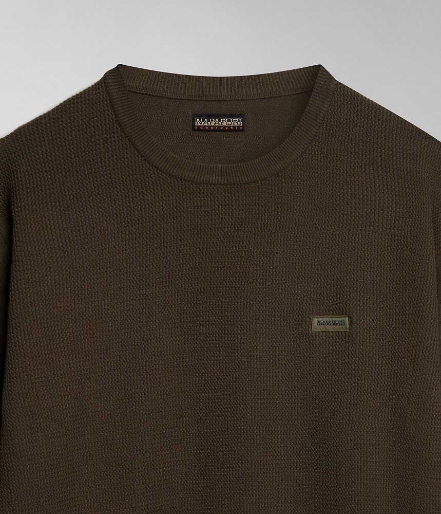 Jumpers Barbati Napapijri Barensee Jumper Verzi | YVA079624