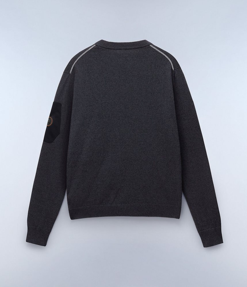 Jumpers Barbati Napapijri Gardy Jumper Negrii | ZTU132680