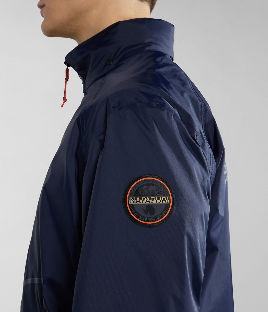 Lightweight Jackets Barbati Napapijri Cloudy Windbreaker Albastri Inchis | YVW043587