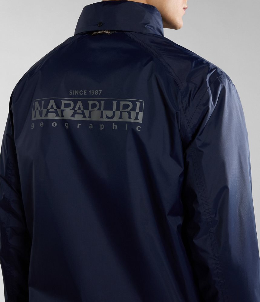 Lightweight Jackets Barbati Napapijri Cloudy Windbreaker Albastri Inchis | YVW043587