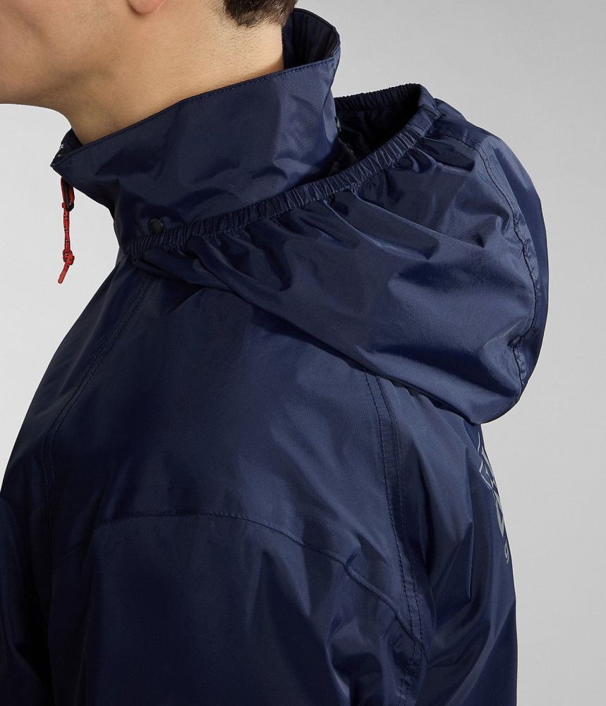 Lightweight Jackets Barbati Napapijri Cloudy Windbreaker Albastri Inchis | YVW043587