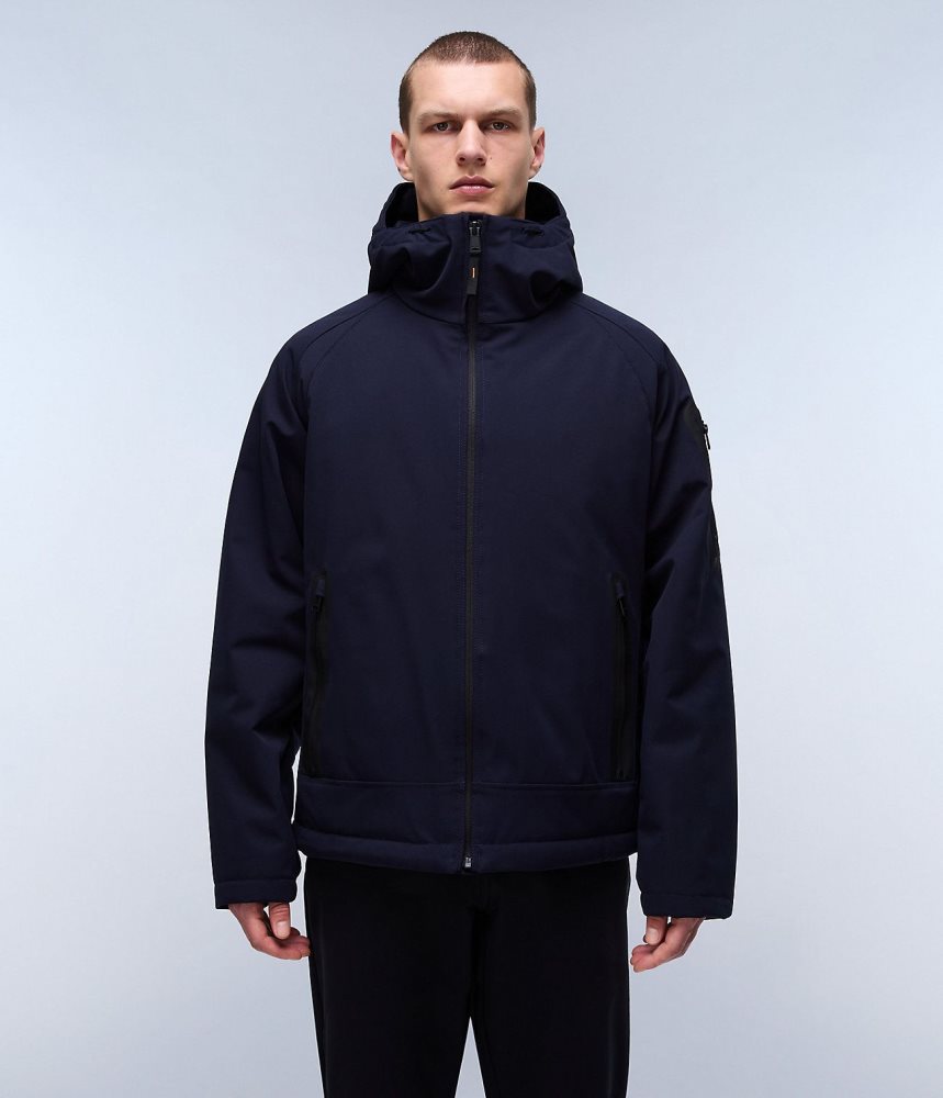 Lightweight Jackets Barbati Napapijri Lorze Short jacket Albastri Inchis | PSY837165