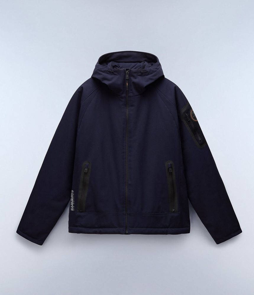 Lightweight Jackets Barbati Napapijri Lorze Short jacket Albastri Inchis | PSY837165