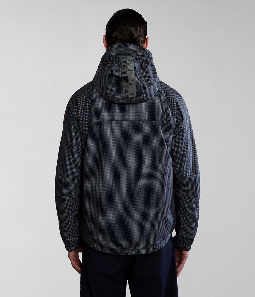 Lightweight Jackets Barbati Napapijri Makay Windbreaker with Dyneema Albastri Inchis | LAP974306
