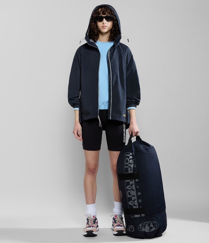 Lightweight Jackets Dama Napapijri Makay Windbreaker Negrii | XOR192486