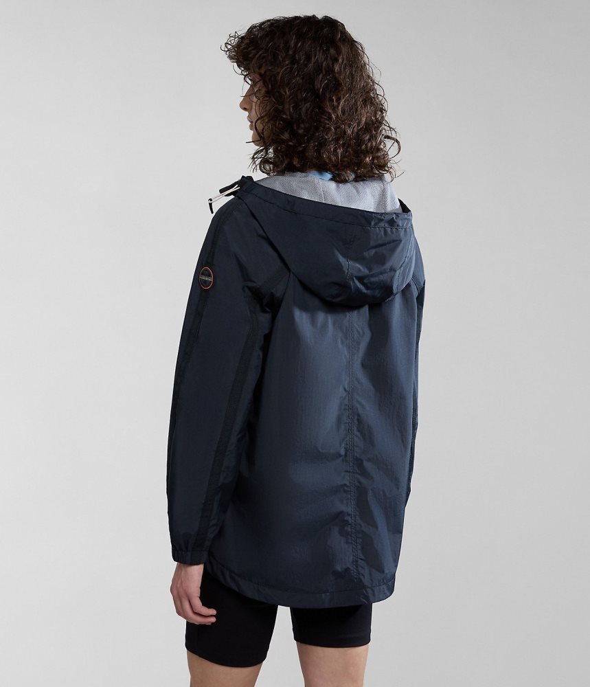 Lightweight Jackets Dama Napapijri Makay Windbreaker Negrii | XOR192486