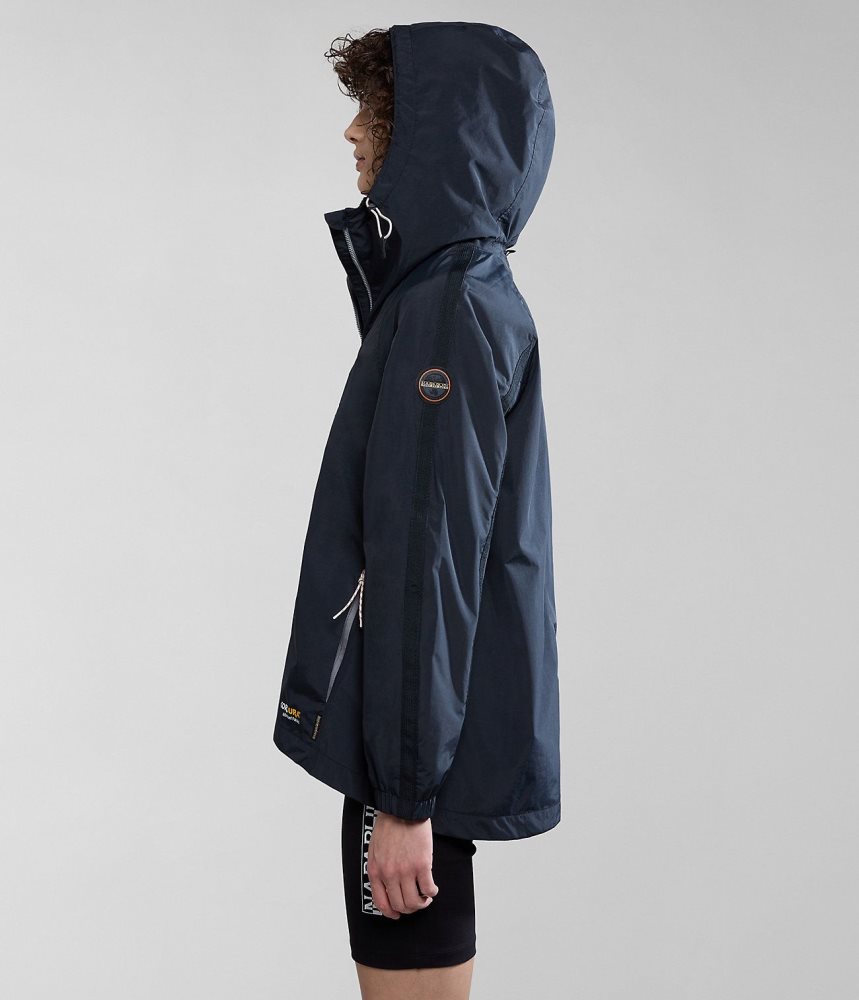 Lightweight Jackets Dama Napapijri Makay Windbreaker Negrii | XOR192486