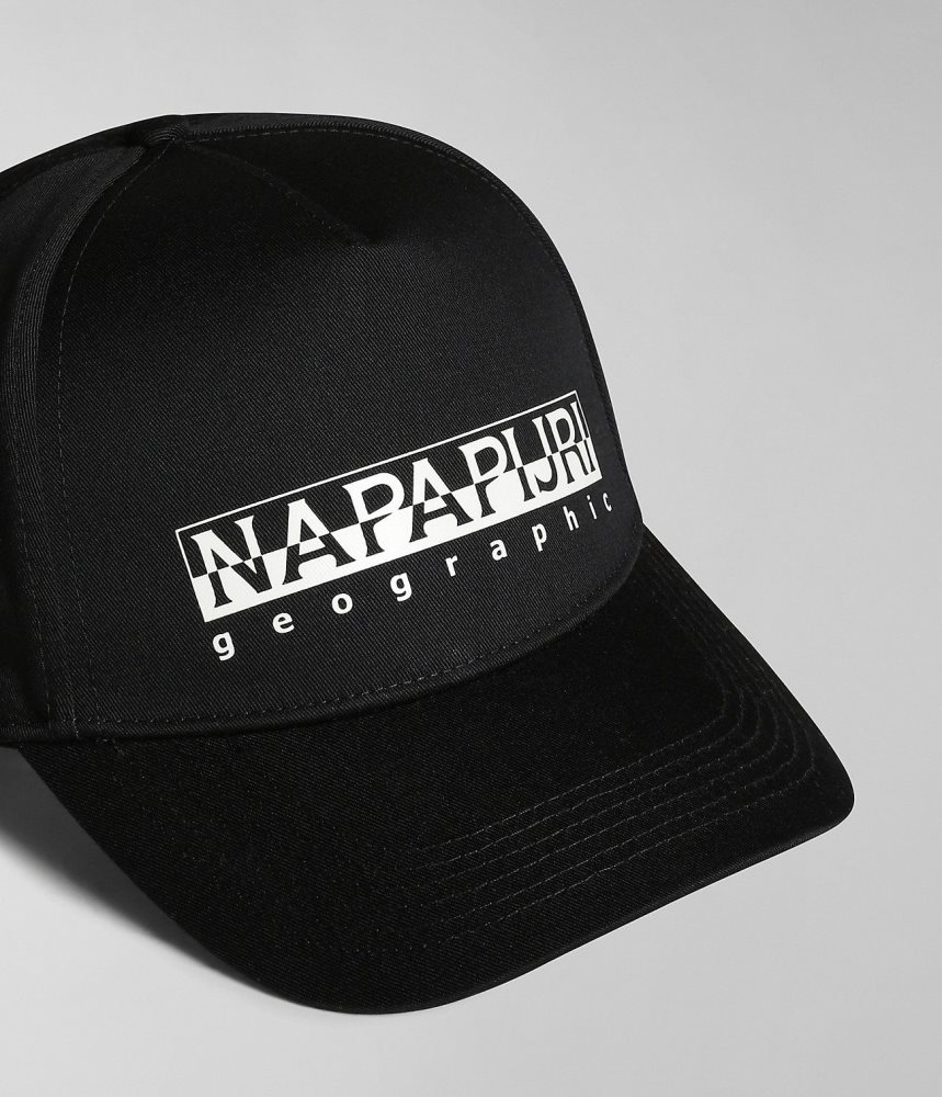 Palarie Barbati Napapijri Box Cap Negrii | ZEL245183