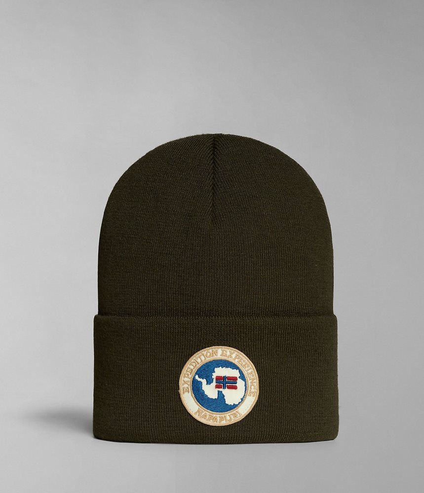 Palarie Copii Napapijri Mountain Beanie Kaki Verzi | TQH630148